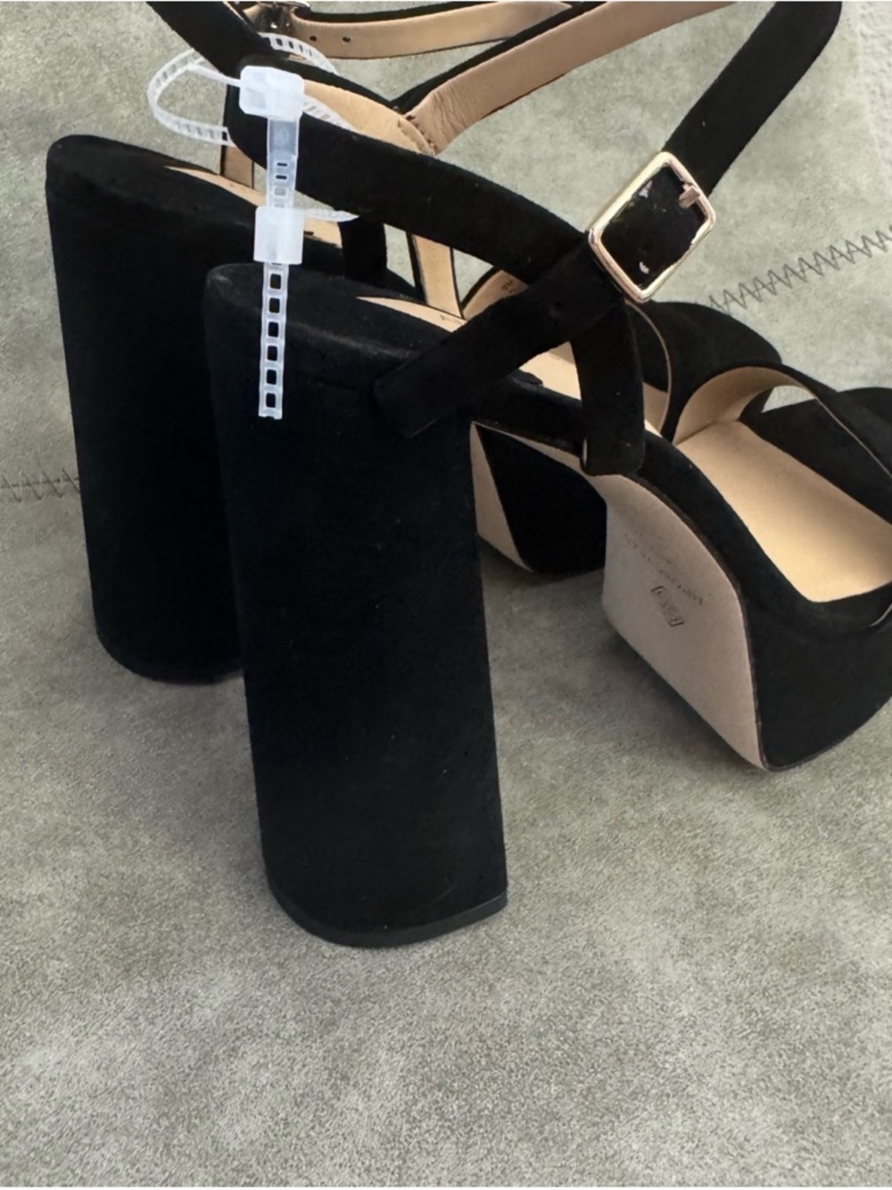 NWT Antonio Melani Seena Suede Platform Dress Sandals Sz 6,5 (no original box) - Picture 5 of 13